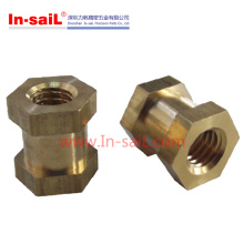 Brass Hex Head Threaed Insert Nut for Motorcyle